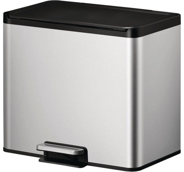 Poubelle à pédale Essential Recycler Step Bin 15+15 L, EKO