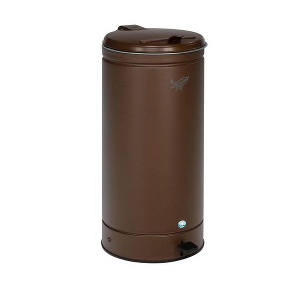 Poubelle à pédale GVA - 66 L - Marron