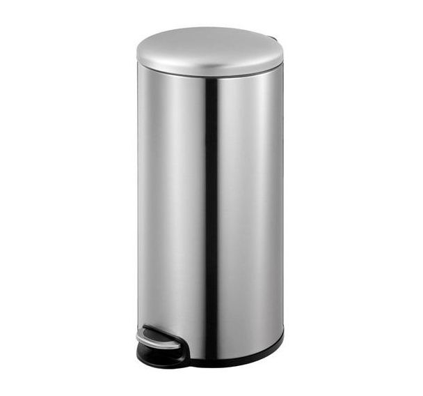 Poubelle à pédale Maggey 30L inox mat