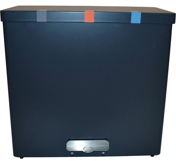 Poubelle à pédale RecycloKick 3 3x34 L