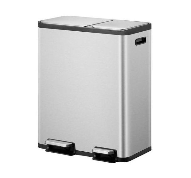 Poubelle á pédale Tri-sélectif EcoCasa 30+20 L, EKO