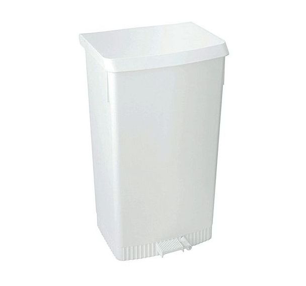 Poubelle à pédale avec support de sac 60L