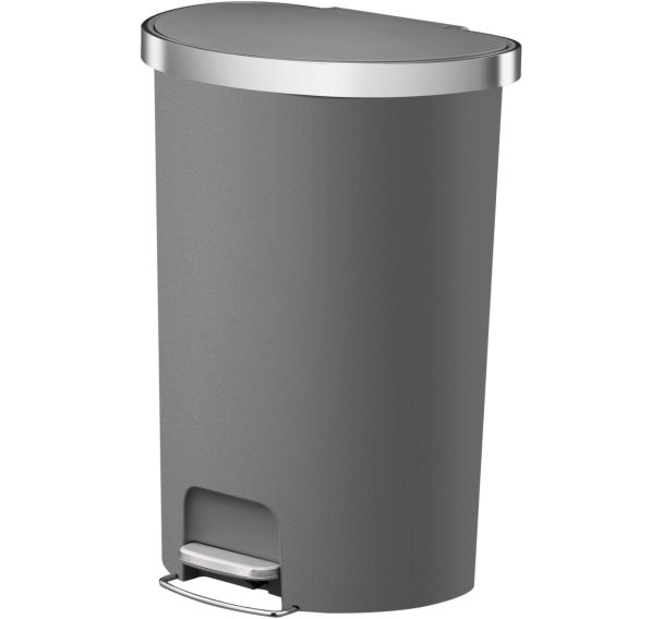 Poubelle à pédale demi-ronde Hana - 55L - EKO