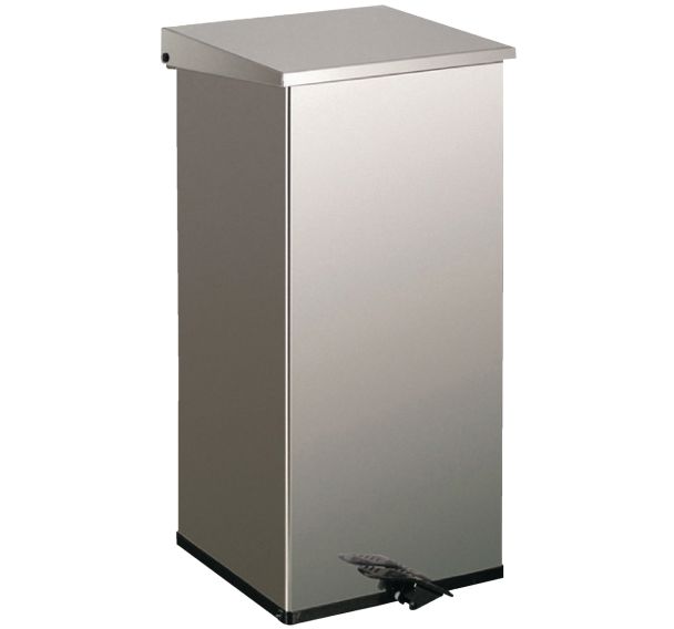 Poubelle à pédale industrielle résistant au feu - 110 L