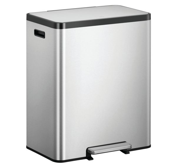 Poubelle à pédale tri sélectif EcoCasa II 30+30 L, EKO