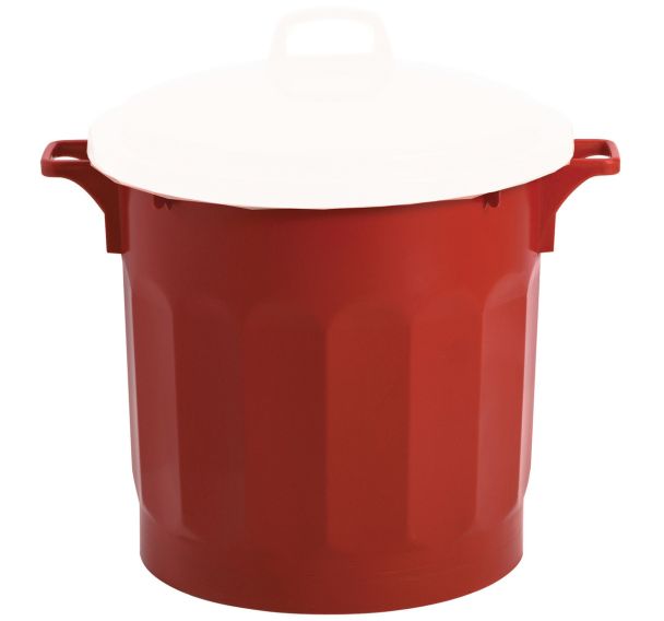 Poubelle agroalimentaire sans couvercle HACCP - 75 L