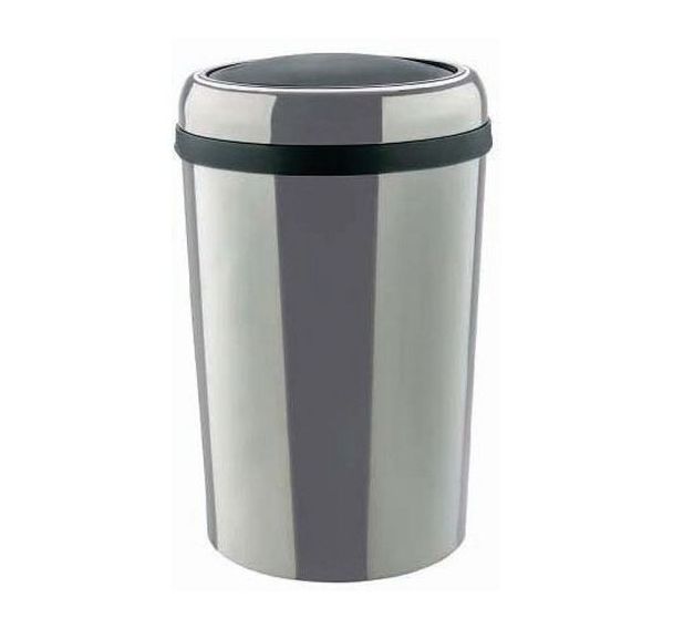 Poubelle cylindrique couvercle basculant Swingo - 50L