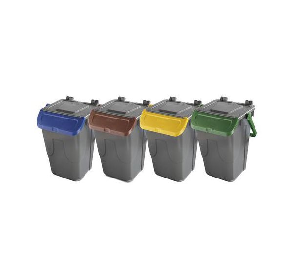 Poubelle de recyclage plastique 35L - Mobil Plastic