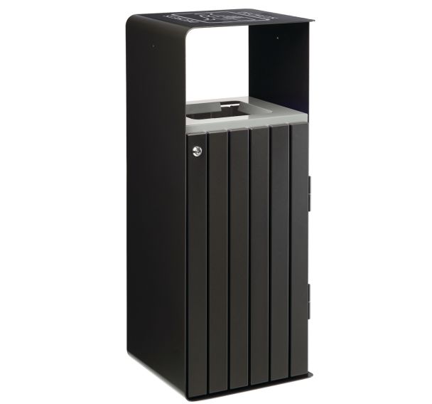 Poubelle tri Artri 110 L acier anticorrosion lattes alu Rossignol Pro