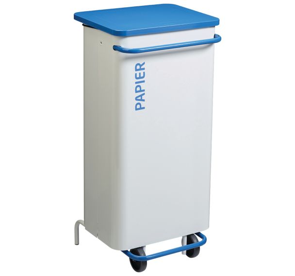 Poubelle de tri mobile à pédale Nomade 110 L Rossignol Pro