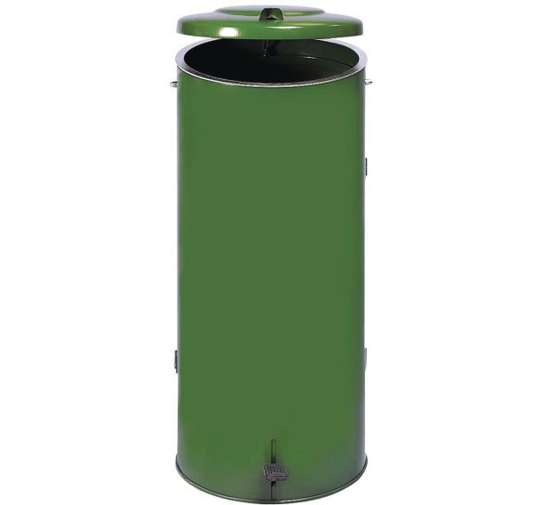 Poubelle double battants avec pédale 120L -Var