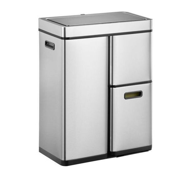 Poubelle élégante Mirage Plus Sensor Recycler 30+15+15 L