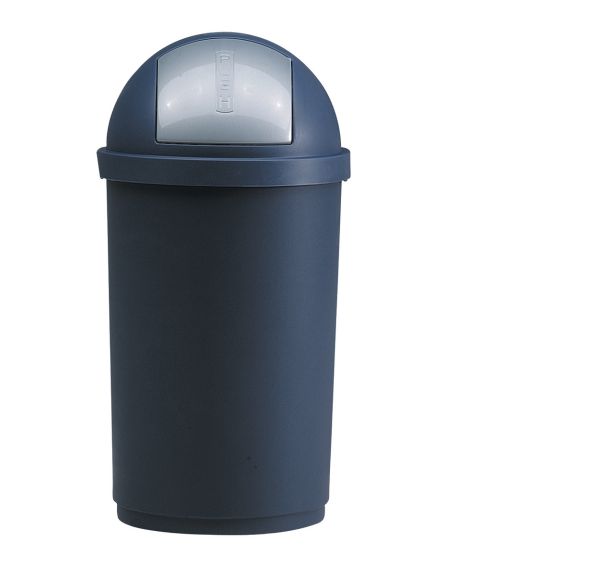 Poubelle en plastique - Bleu