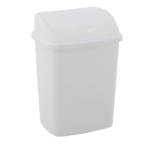 Poubelle en plastique avec couvercle basculant - 15 à 50 L - Vepabins