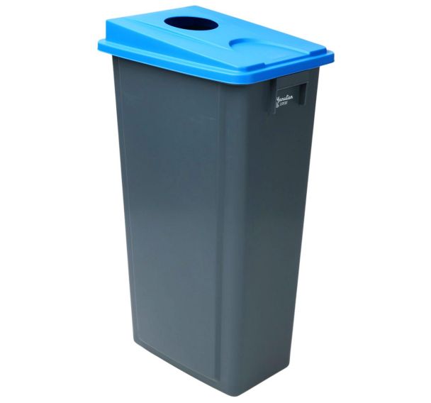 Poubelle et couvercle tri sélectif - 60 ou 80 L - Manutan Expert