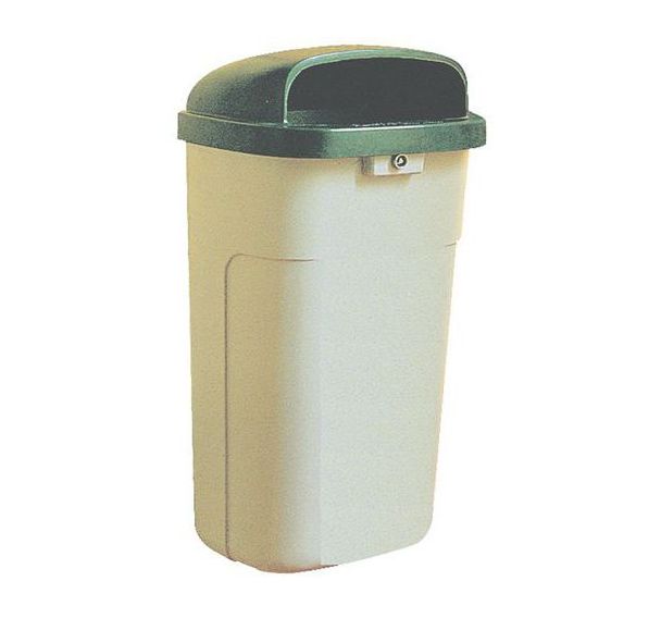Poubelle classique 50 litres - sans étouffoir