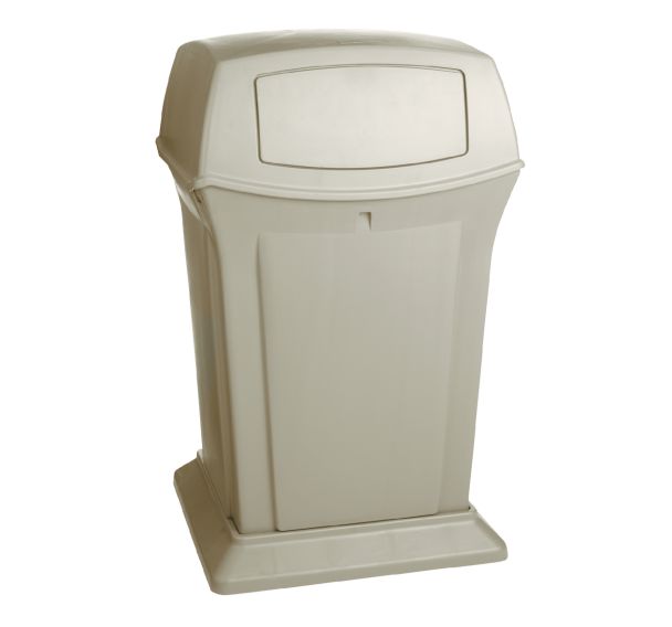 Poubelle extérieure résine antifeu 132 L Rubbermaid