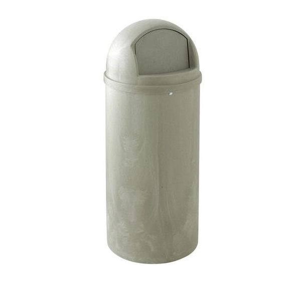 Poubelle marshall Dome - 95L - Beige - Rubbermaid