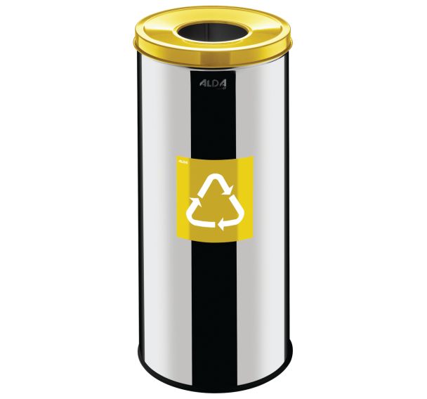 Poubelle métallique Prestige EKO de recyclage 45 L