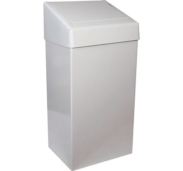 Poubelle métallique de tri sélectif - 50 L