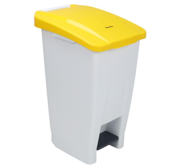 Poubelle mobile à pédale - 60 L - Manutan Expert