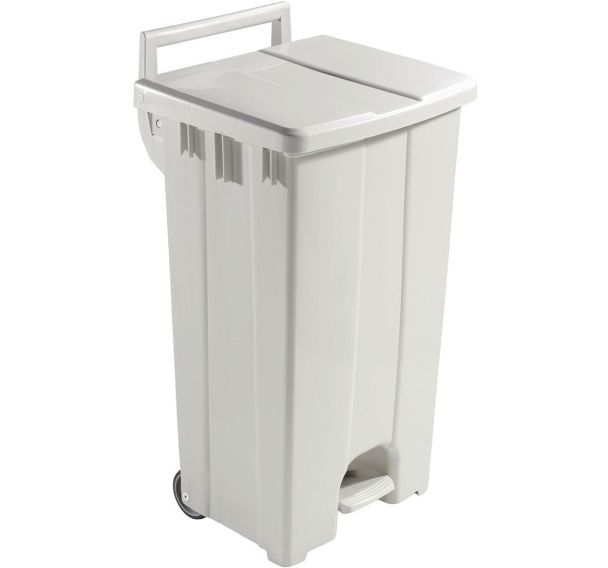 Poubelle mobile à pédale Derby - 2 x 45 L - TTS