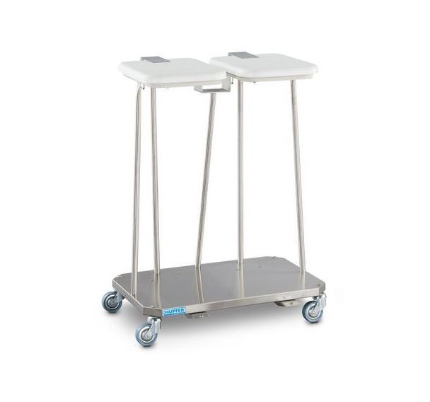 Poubelle mobile inox GAS - Hupfer