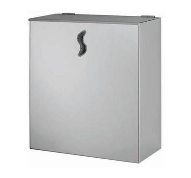 Poubelle murale Brinox AISI 304 - Brillant - 10 L