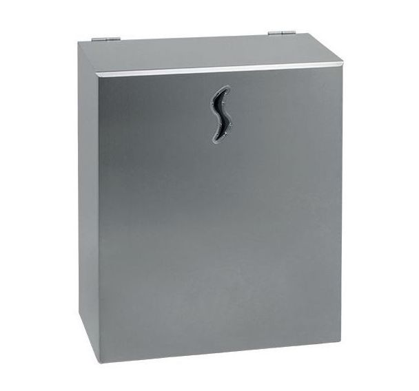 Poubelle murale inox brossé - Capacité 10L
