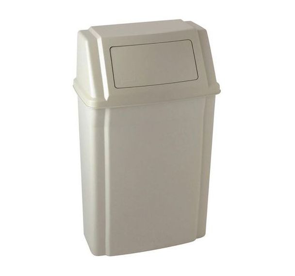 Poubelle murale sans cendrier - 57L - Rubbermaid