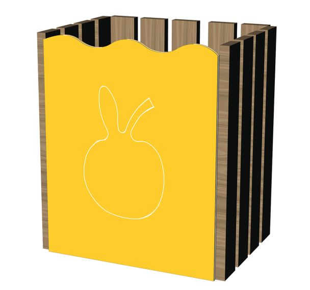 Poubelle murale spéciale école