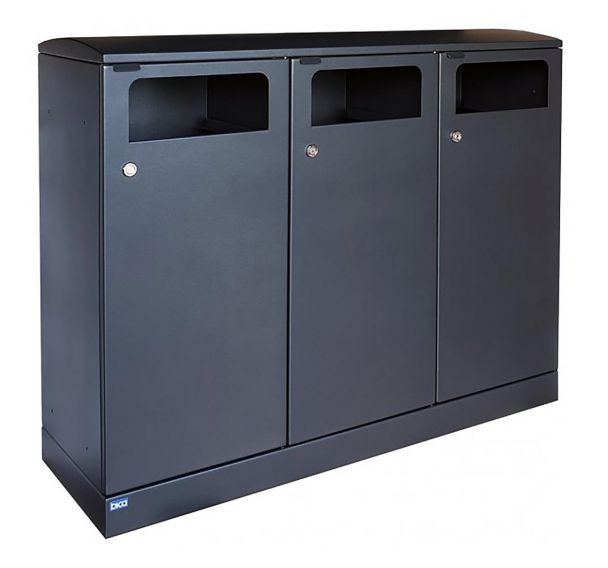 Poubelle pour l'extérieur Bica 713 3x100L