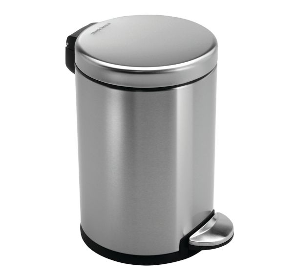 Poubelle ronde à pédale 3L et 4,5L, Poids : 1.10 kg