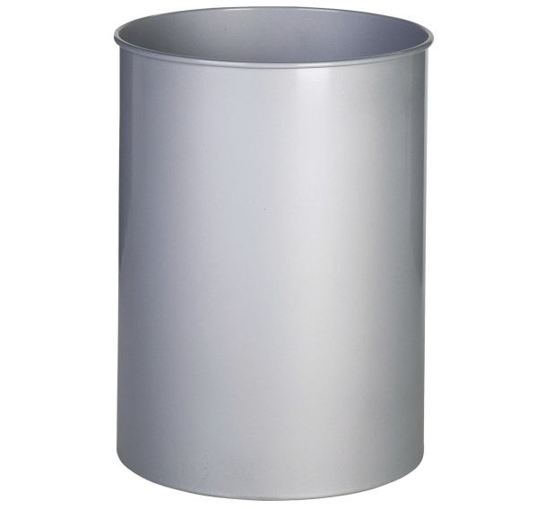Poubelle ronde en métal - 15 L