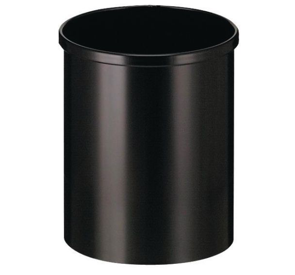 Poubelle ronde en métal - 50 L