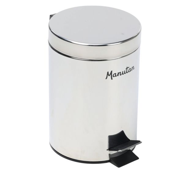 Poubelle sanitaire Inox à pédale Manutan - Manutan Expert