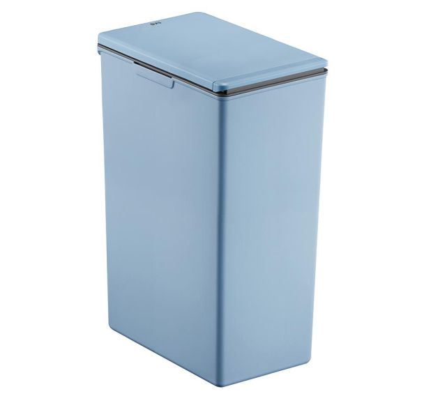 Poubelle touch Morandi 40 L, EKO bleu