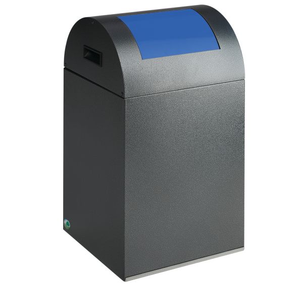 Poubelle tri sélectif anti-feu - 43 L - Avec trappe