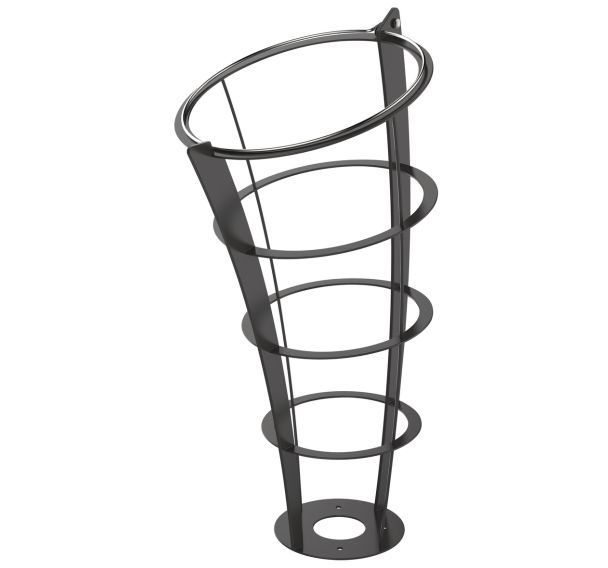Poubelle vigipirate Elice 110 litres - Rossignol - gris manganèse