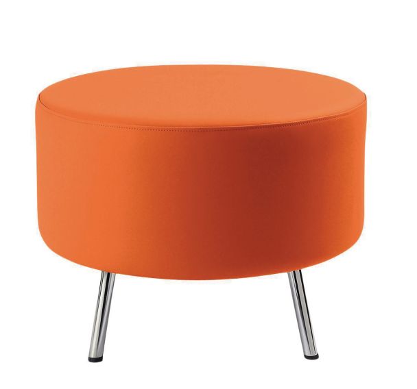 Pouf BULLE PVC pied métal GGI