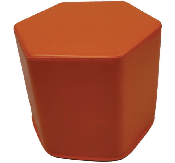 Pouf Diabolo exagonal hauteur 40 cm