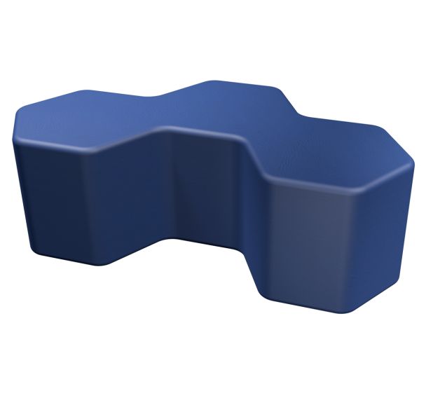 Pouf Honey courbe H400cm LXHXP:120x40x47,5 cm