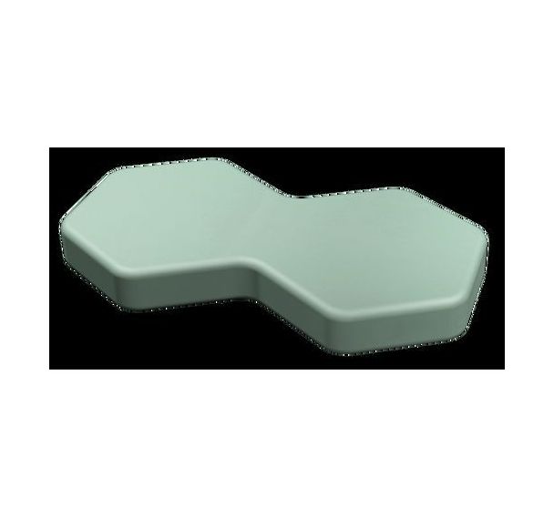 Pouf Honey décagone H10cm LXHXP:86x10x47,5 cm