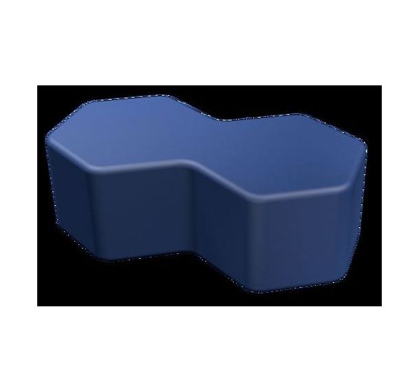 Pouf Honey décagone H30cm LXHXP:86x30x47,5 cm