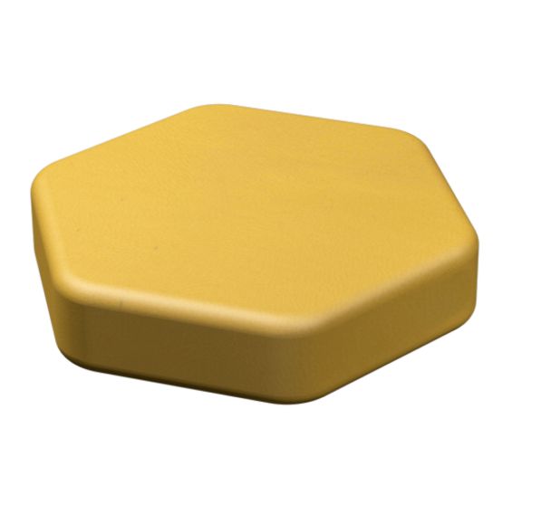 Pouf Honey hexagone H10cm LXHXP:47,5x10x47,5 cm