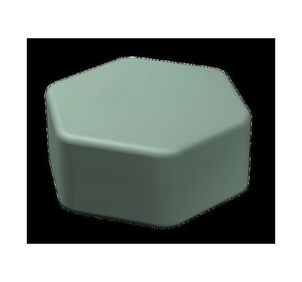 Pouf Honey hexagone H20cm LXHXP:47,5x20x47,5 cm