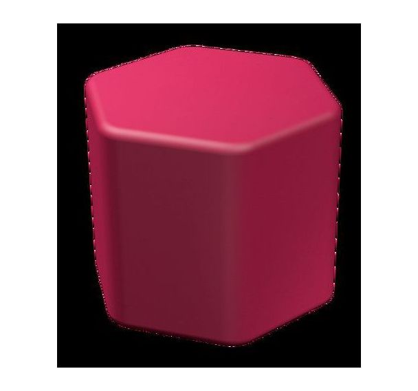Pouf Honey hexagone H40cm LXHXP:47,5x40x47,5 cm
