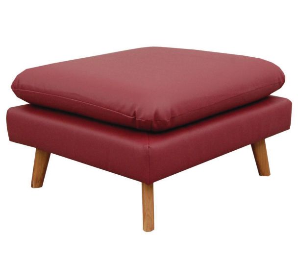 Pouf Riga enduit PVC classé non feu EN 1021-1/2
