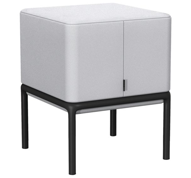 Pouf assis debout Lotua tissu 100% polyester _ Sokoa