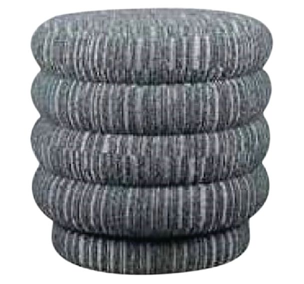 Pouf pivotant Bibendum Gris vert
